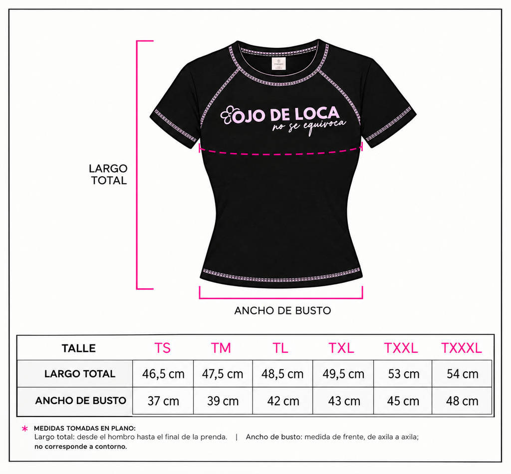 Remera "Loca" - Baby Tee
